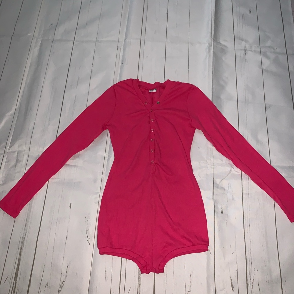 Colorfulkoala pink romper/body suit